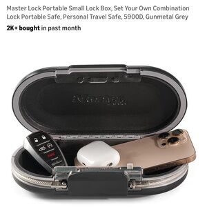 Master Lock Portable Small Lock Box